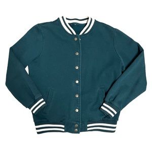 50s style VTG kelly green letterman jacket